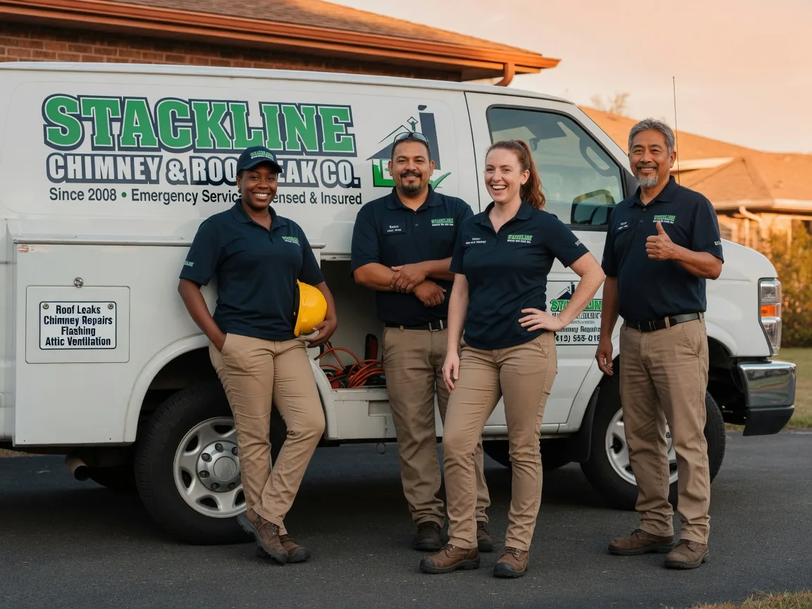 Chimney flashing repair company in Ravia, OK